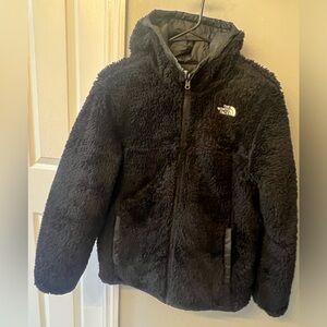 The North Face Black Reversible Puffer Furry Coat
